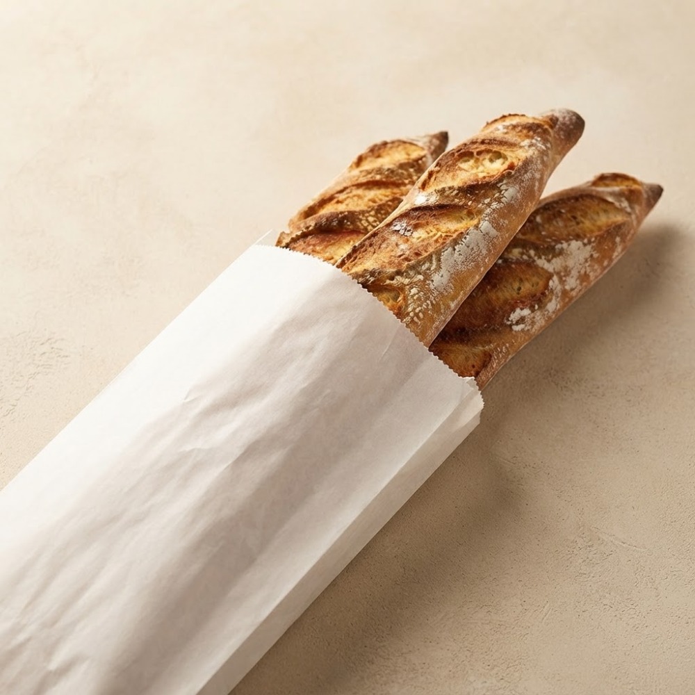 Sacos de papel para panificação